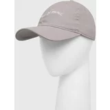 Hollister Co. Bombažna bejzbolska kapa siva barva