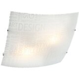  redo 05-818 - stropno svetlo notes 2xE27/42W/230V 39x39 cm belo | Eponuda.com