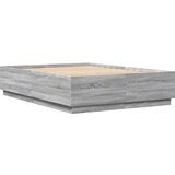  Okvir za krevet s LED svjetlima boja hrasta 120 x 200 cm drveni | shoptok.hr