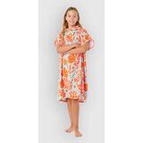 Rip Curl Mixed Cotton Hooded Towel-Girl Surf poncho teal Cene