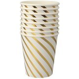 Meri Meri Papirnate jednokratne čaše u setu 8 kom Gold Swirl – | shoptok.hr