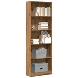 vidaXL Knjižna omara artisan hrast 60x24x176 cm inženirski les Cene