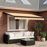  Povlačivi tende Pijesak 350 x 250 cm Platno i Aluminij | shoptok.hr