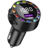 Jellico FM21 bluetooth prostoročna naprava FM Transmiter + avtopolnilec USB A in USB-C 30W | Shoptok.si
