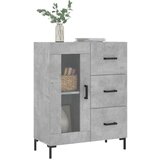  Komoda siva boja betona 69 5x34x90 cm od konstruiranog drva | shoptok.hr