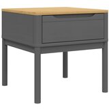 Furnova Mizica za svetilko FLORO siva 55x55x54 cm trdna borovina, (21915313) | Shoptok.si