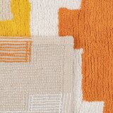 Ixia Narančasti periv pamučan tepih 100x135 cm Azteca – | shoptok.hr