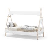 Marckeric Bijeli dječji krevet od masivnog bora u obliku kućice 90x190 cm Nora – | shoptok.hr