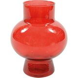 Mhome Vaza 15xh18cm / rdeča / steklo, (5000199655) Cene