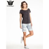 Fashion Hunters Blue denim shorts a'la Bermuda | Shoptok.si