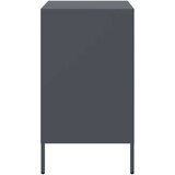 vidaXL Nočna omarica 2 kosa antracit 36x39x68 cm hladno valjano jeklo | Shoptok.si