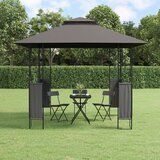 vidaXL Paviljon s streho antracit 300x300x270 m jeklo Cene