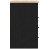  Garažni ormar za odlaganje crni 30x51x85 cm masivne borovine Slike