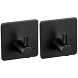 Wenko Komplet 2 črnih stenskih obešalnikov Black Outdoor Kitchen Ureo Cene