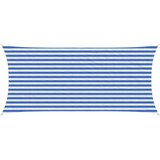  Jedrilica za sunčevu sjenu Plava i bijela 2 x 4 m HDPE | shoptok.hr