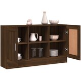  Komoda boja smeđeg hrasta 120 x 30,5 x 70 cm konstruirano drvo | shoptok.hr