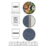 Conceptum Hypnose Okrugli tepih multicolor Woopamuk 504 120 x 120 (599HFT5233)