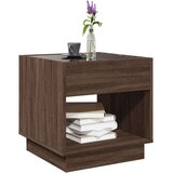 vidaXL Stolić s beskonačnim LED svjetlima boja hrasta 50x50x50 cm | shoptok.hr