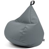 So Soft? Siva vreča za sedenje iz umetnega usnja Drop XL – | Shoptok.si