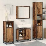  Set namještaja za kupaonicu 3 kom. Staro drvo 65 x 33 x 60 cm | shoptok.hr