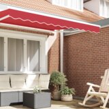 vidaXL Valanca za Tendu za Okvir 2.5 m Crvena 2.3x0.2 m | shoptok.hr