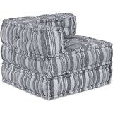  Modularni kauč Prugasti 2 pcs Siva 70 x 70 x 54 cm tkanina | shoptok.hr