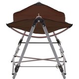 Furnova Viseča mreža z zložljivim stojalom rjava, (21930449) | Shoptok.si