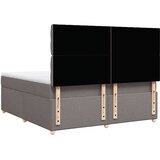  Krevet s oprugama i madracem smeđesivi 180x200 cm tkanina | shoptok.hr