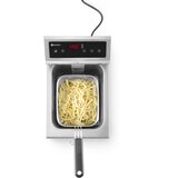  Indukcijska Friteza z Odtočno Pipo 8L, 230V/3500W, (288x619x408mm) | Shoptok.si