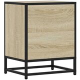 vidaXL Noćni ormarić Sonoma hrast 40x31x50cm Konstruirano drvo i metal | shoptok.hr