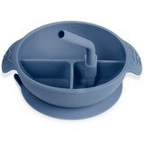 Haakaa skleda silikon z vakuumskim dnom MODRA | Shoptok.si