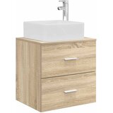  Set ormarića za kupaonicu 3 kom. Hrast sonoma 49,5 x 41 x 63 cm | shoptok.hr