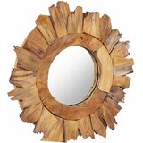 Zidno ogledalo od tikovine 40 cm okruglo | Eponuda.com