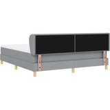  Postelja s pomičnim dnom in vzmetnico Svetlo siva 180x200 cm Tkanina, (22052817) | Shoptok.si