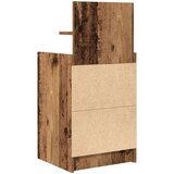vidaXL Noćni ormarić s 2 ladice staro drvo 38x34x80 cm | shoptok.hr