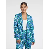 Orsay Green-Blue Ladies Floral Womens Jacket - Ladies