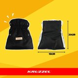Kruzzel zimske rukavice za kolica s plišanom podstavom, crne, 2 komada | shoptok.hr