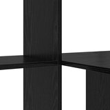 vidaXL Stol Crni hrast 131.5 x 50 x 106.5 cm Konstruirano drvo | shoptok.hr