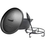 Klarstein Galloway, lonec iz litega železa, 9.0 barbecue lonec, lito železo, nogice, velikost L/9 qt/7,2 l | Shoptok.si