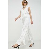 Calvin Klein Hlače ženski, bela barva | Shoptok.si