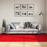vidaXL Preproga OVIEDO s kratkimi vlakni rdeča 160x230 cm Cene