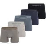 Abercrombie & Fitch Boksarice mornarska / siva / temno siva / črna | Shoptok.si