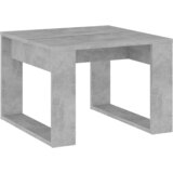 vidaXL Stranska mizica betonsko siva 50x50x35 cm iverna plošča, (20712749) Cene