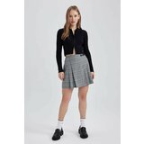 Defacto Coool Pleat Plaid Mini Skirt Cene