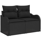  Set sofe 9 kom. Crna poliratan | shoptok.hr