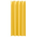 vidaXL Zavjese 2 pcs žuta boja senfa 260 x 140 cm Poliester | shoptok.hr