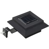  Vanjske solarne svjetiljke 6 kom LED četvrtaste 12 cm crne | shoptok.hr