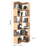 Hanah home Radni sto i polica za knjige CPT4801-150, Šperploča | Eponuda.ba