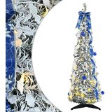  Umjetno božićno drvce s 50 LED svjetlima Bijelo 120 cm PVC | shoptok.hr