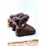 Boto Fleece-lined Snow Boots Grey Bessie | ePonuda.com